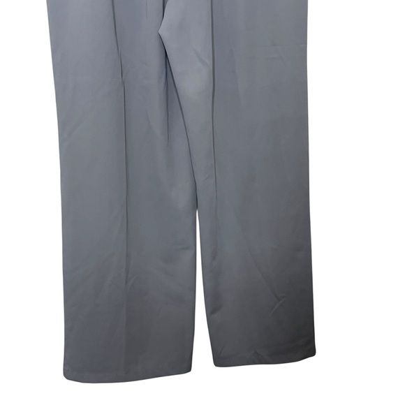 Halara Wide Leg Trousers Women’s Large Petite Gray Work Stretch High Rise - Picture 7 of 10